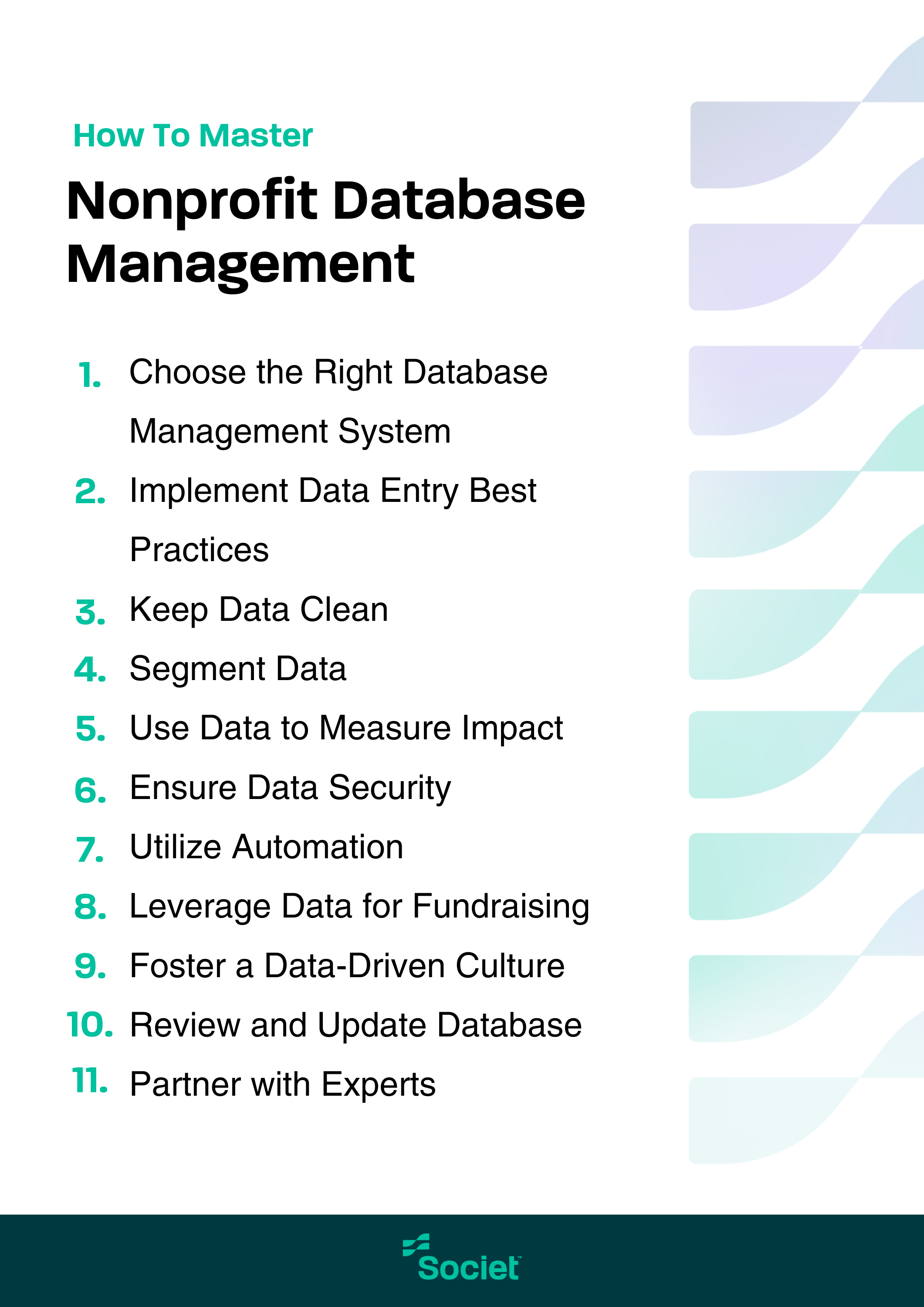 How to master nonprofit database management