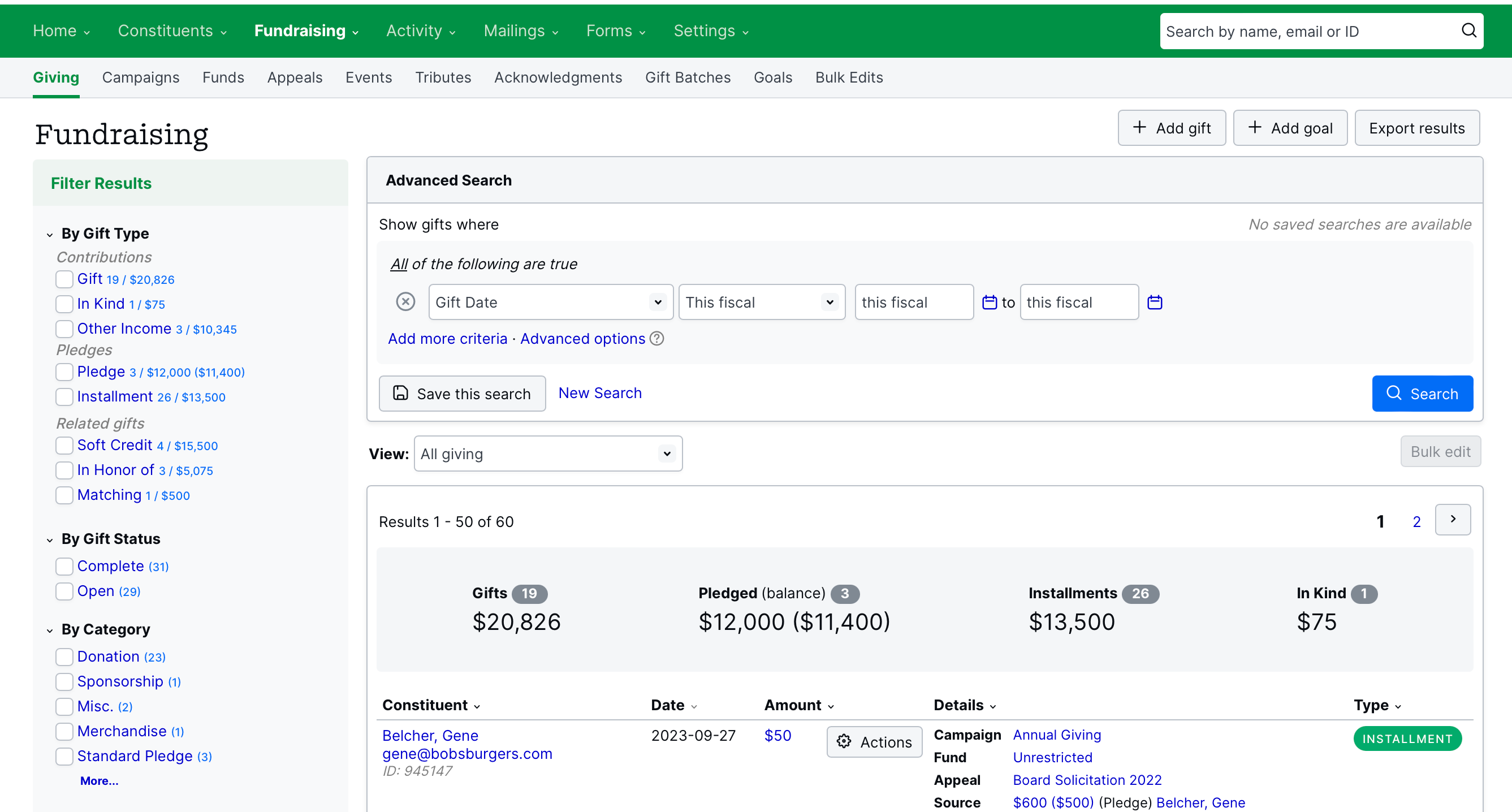 best CRM for small nonprofits Little Green Light