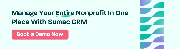 Nonprofit CRM Demo Sumac