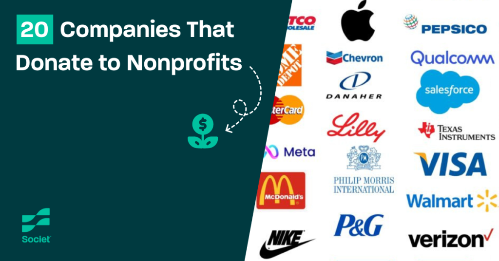 20 companies that donate to nonprofits